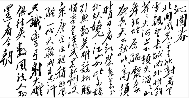 沁园春·雪