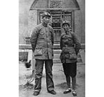 1937年春 毛泽东和贺子珍在延安