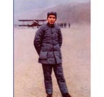 1937年4月，毛泽东在延安机场