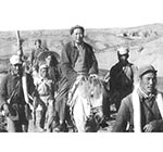 1947年，毛泽东在转战陕北中