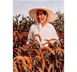 1958年，毛泽东在河南农村视察